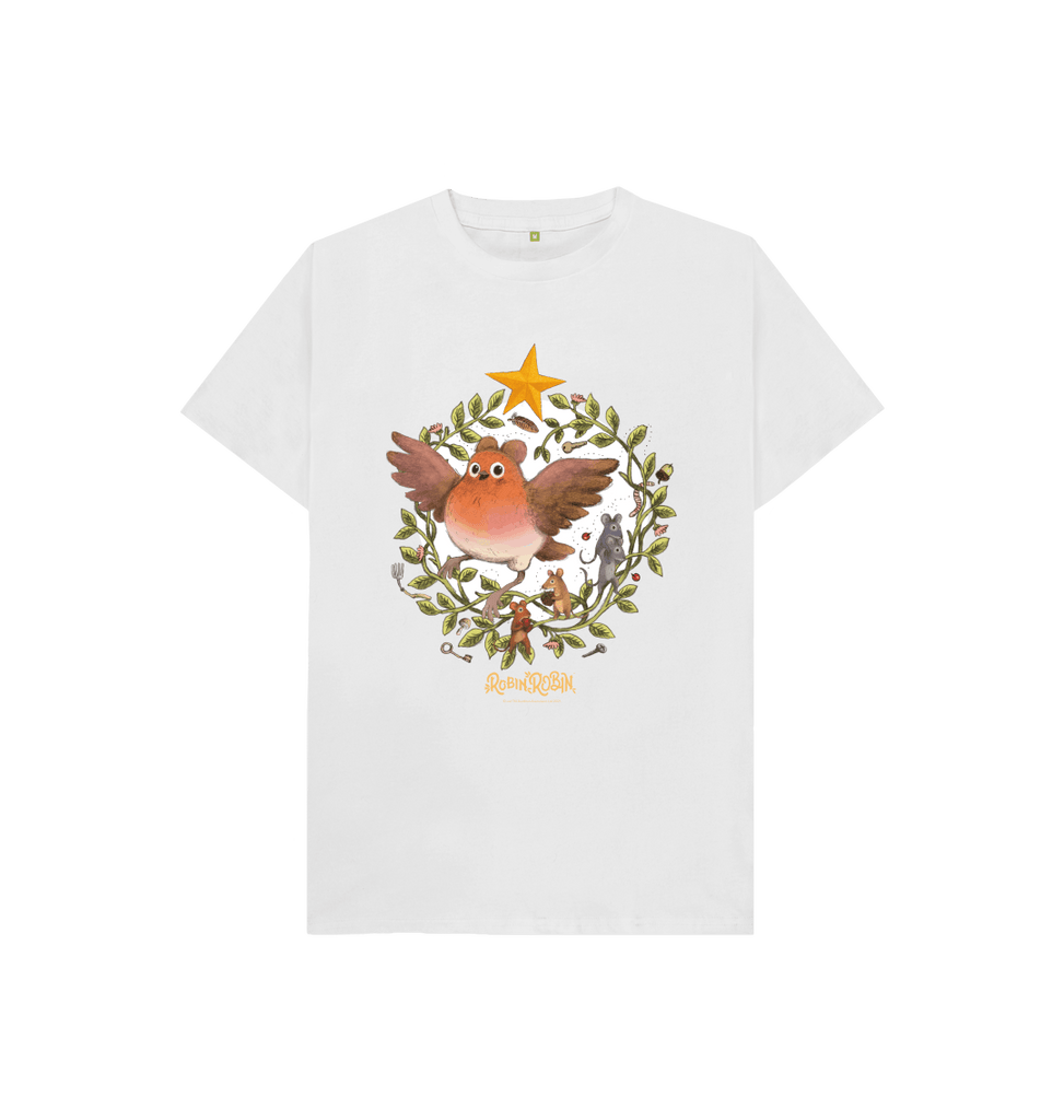 White The Wishing Star, Robin Robin - Children's T-shirt