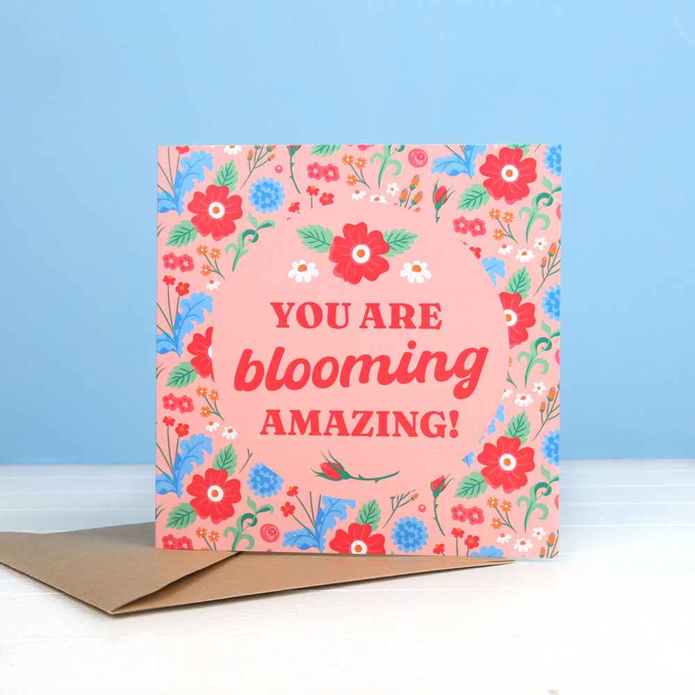 Inspired by Florals Greetings Card