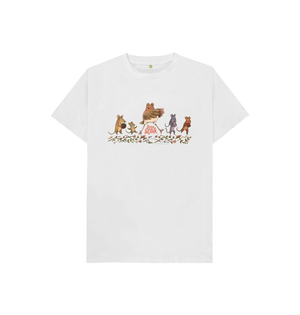 White Robin Robin 'The Sneak', Children's T-shirt