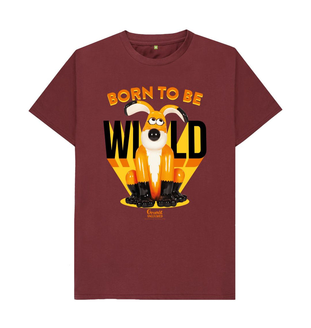 Red Wine Born To Be Wild Adult T-shirt