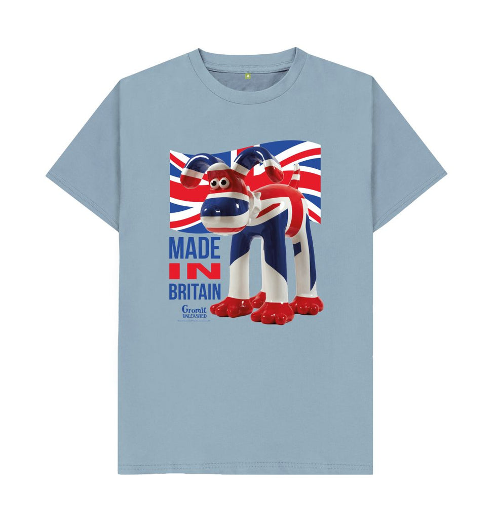 Union Jack Gromit Adult T-shirt