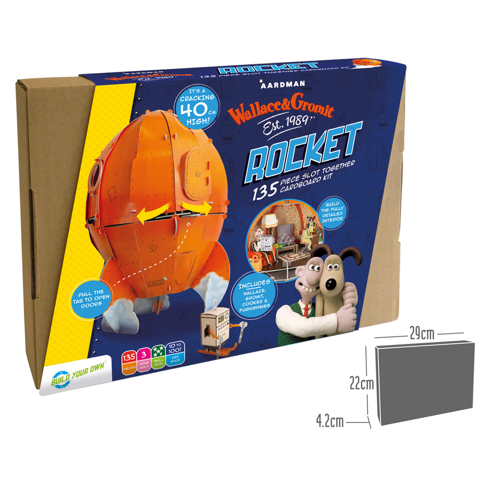 Build Your Own Wallace & Gromit Rocket Kit