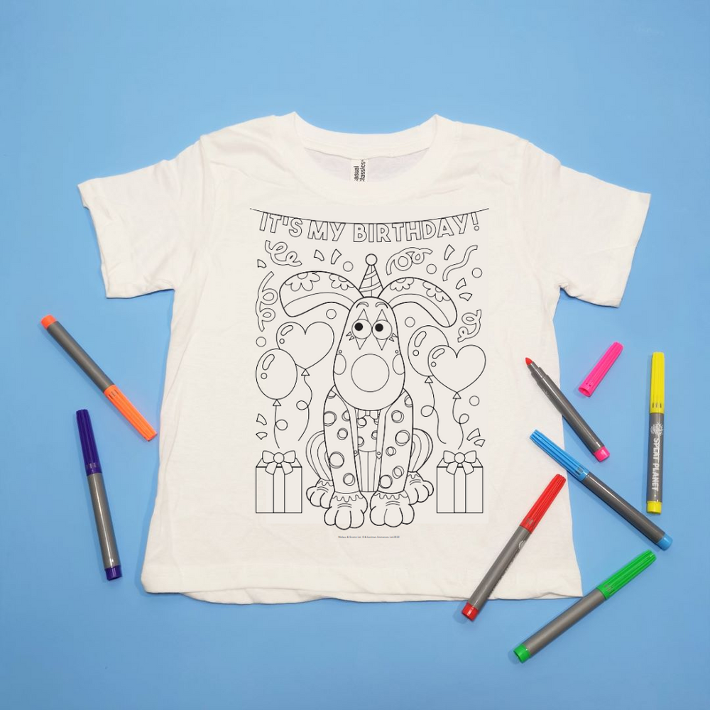Colour Your Own Birthday Party Giggles T-shirt