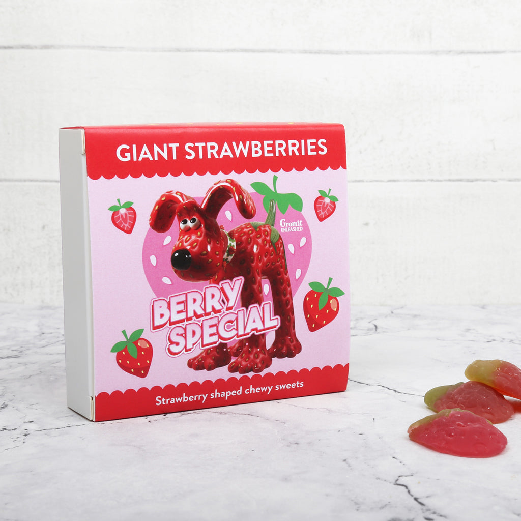 Gromberry Giant Strawberry Chewy Sweets