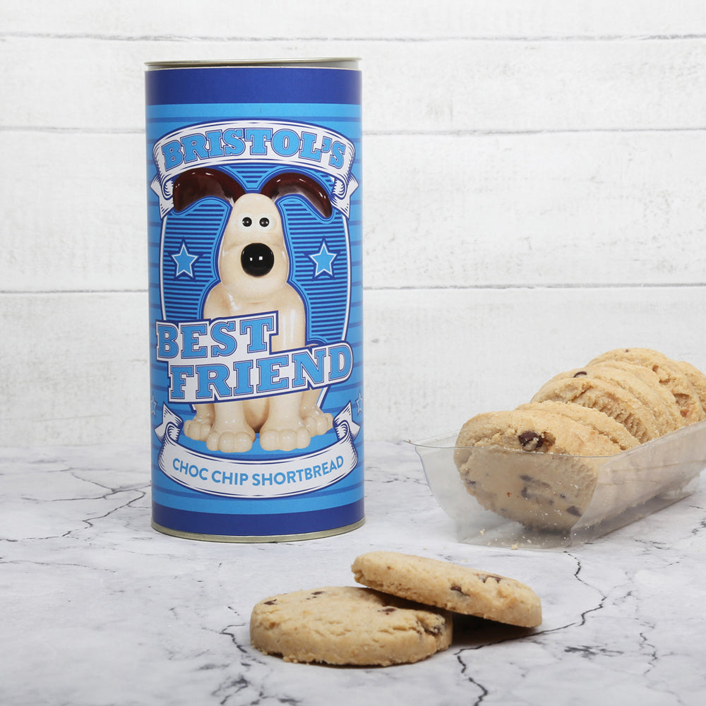 Gromit Bristol's Best Friend Chocolate Chip Cookies Tin
