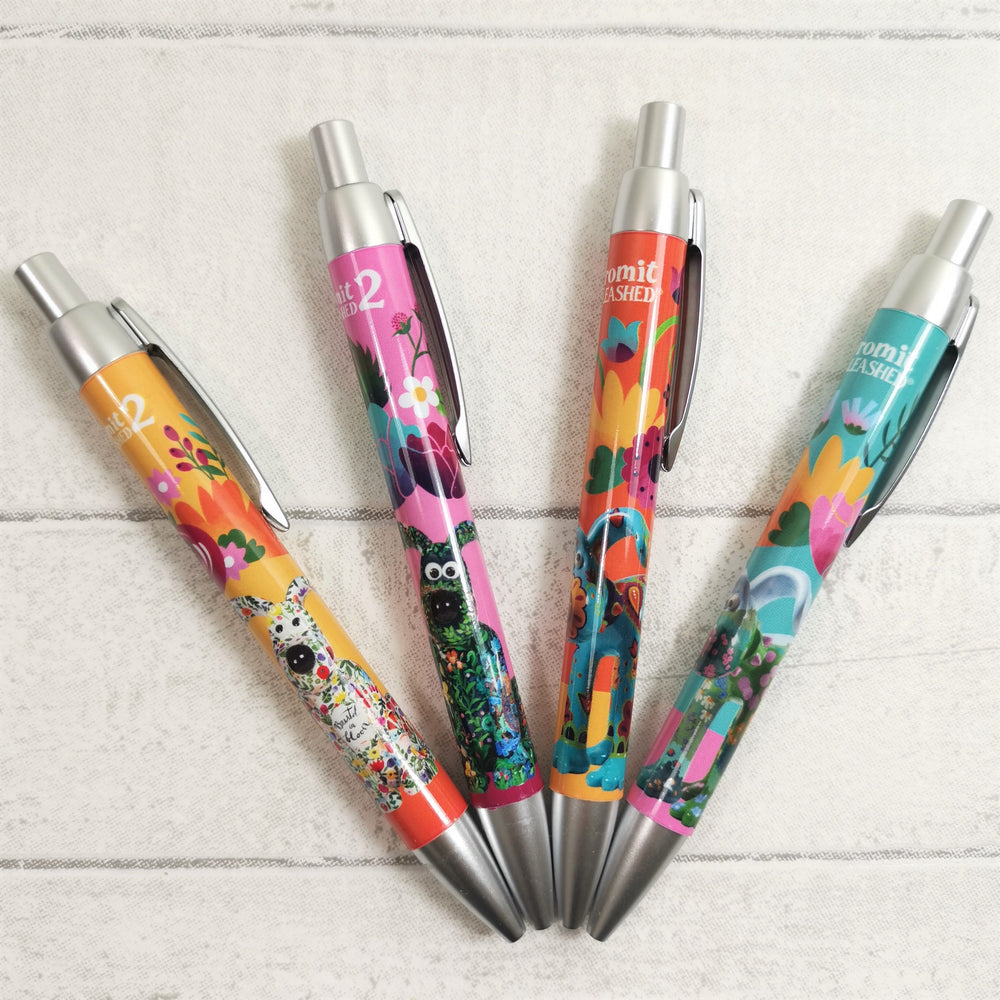 Gromit Unleashed Floral Collection Pens