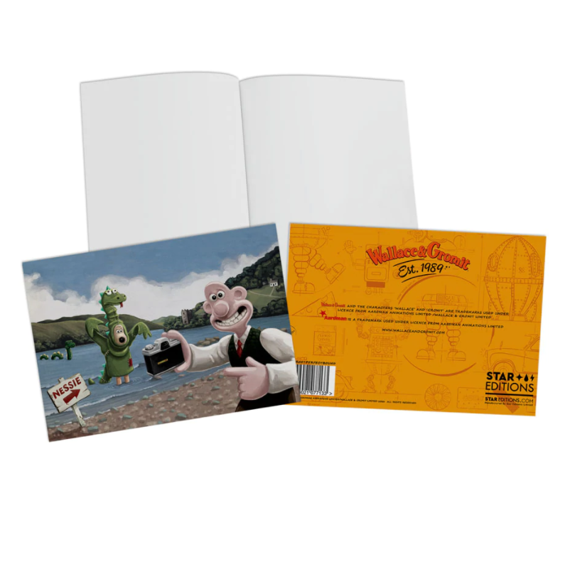 Wallace & Gromit UK Holiday A5 Notebook