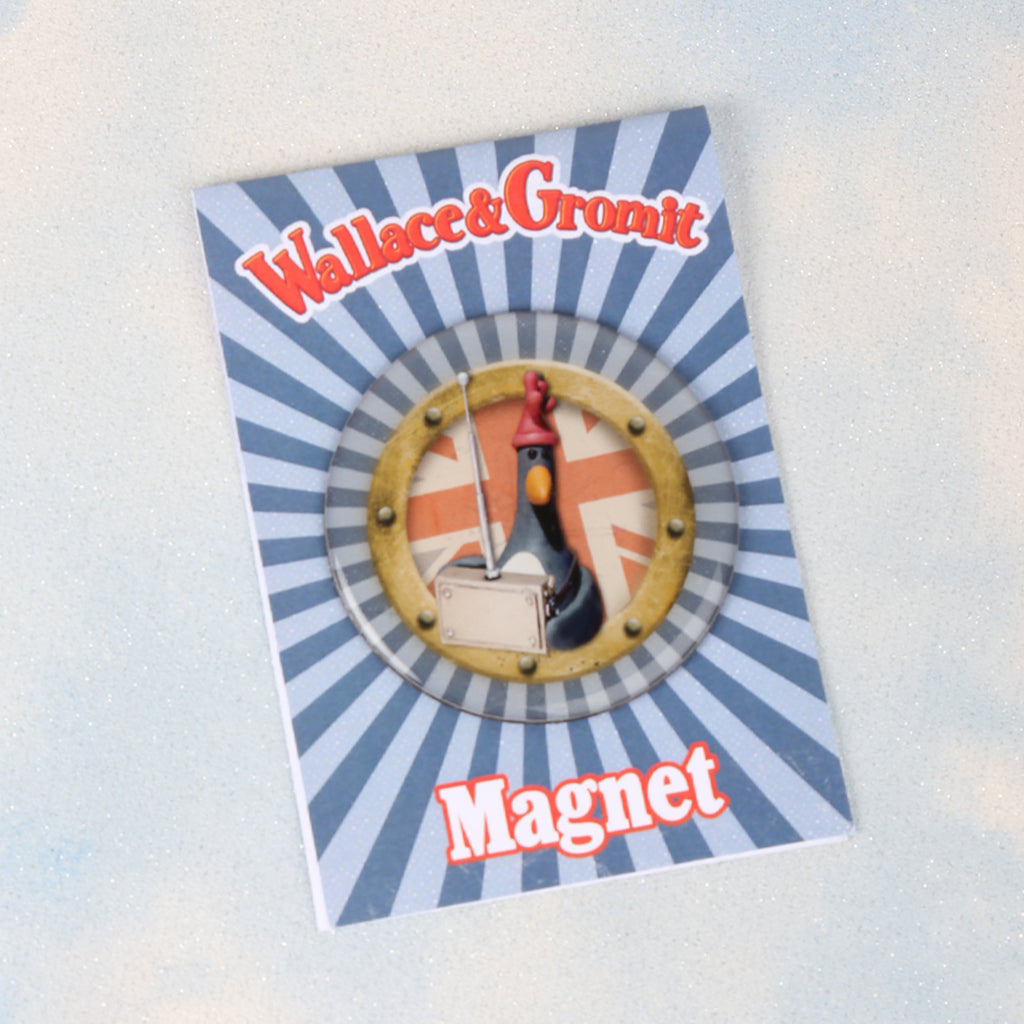 Wallace & Gromit Crystal Lens Round Magnet