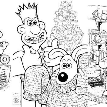Wallace and Gromit Collection Colouring Book