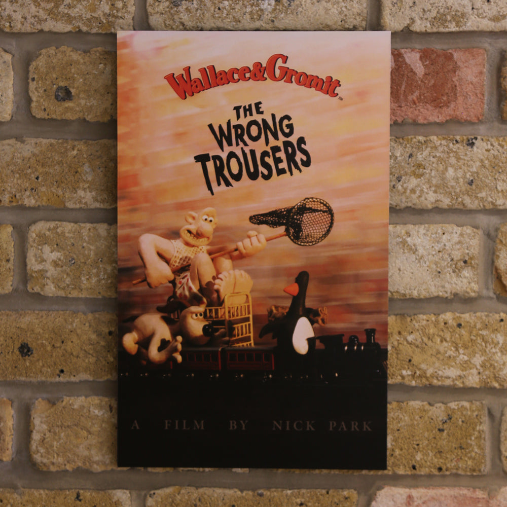 Wallace & Gromit Movie Poster Plaques