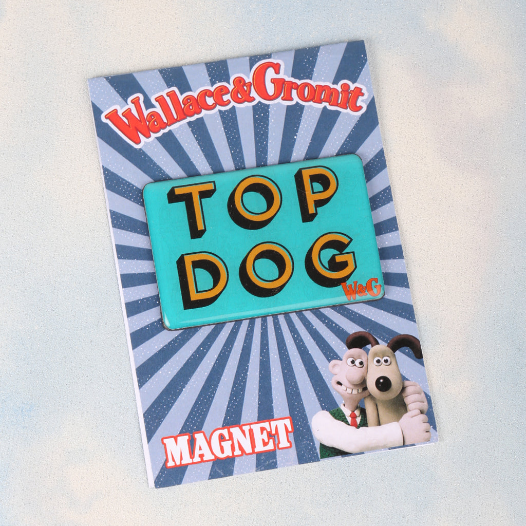 Wallace & Gromit 'Top Dog' Fridge Magnet