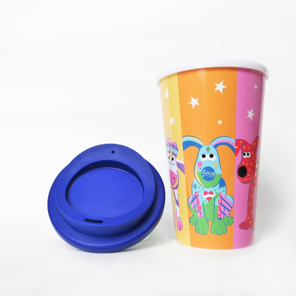 Colourful Gromit Re-useable Coffee Cup