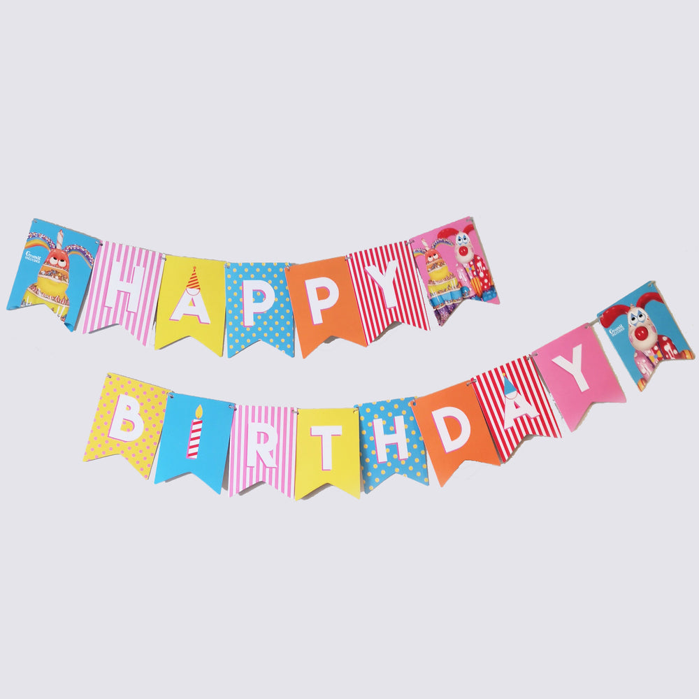 Birthday Party Reuseable Bunting