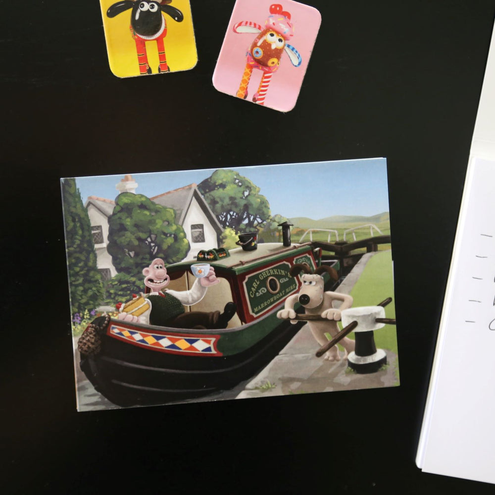 Wallace & Gromit UK Holiday A6 Magnetic Notepad