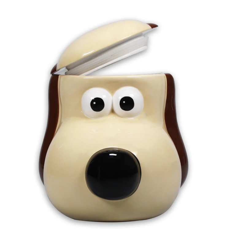 Gromit Head Cookie Jar