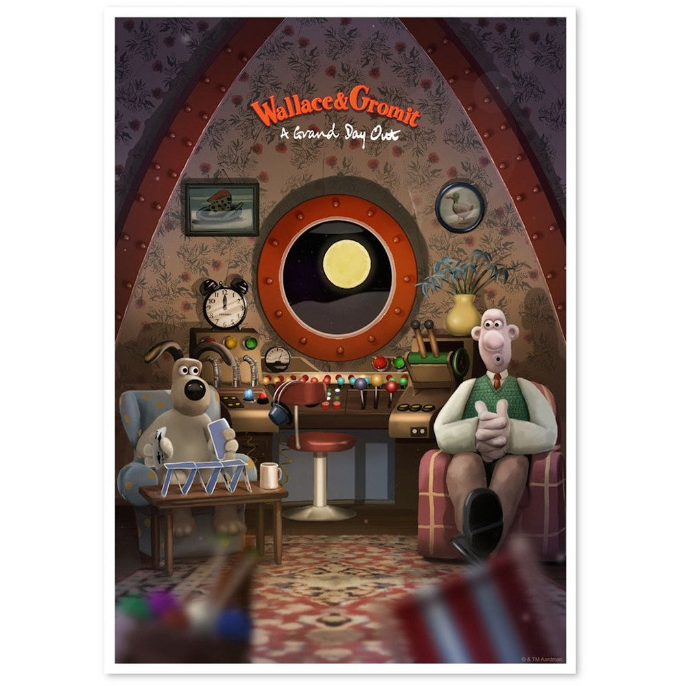 Wallace & Gromit: A Grand Day Out Print
