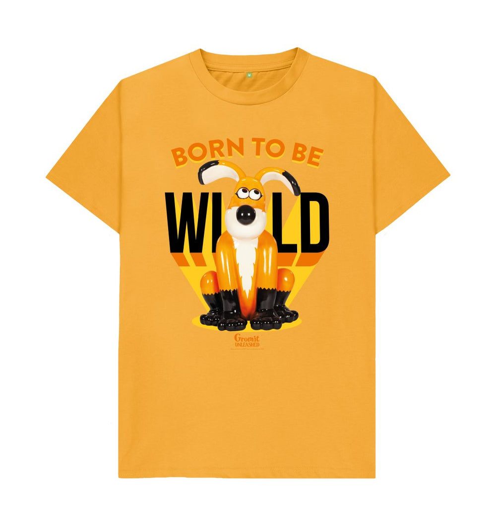 Mustard Born To Be Wild Adult T-shirt