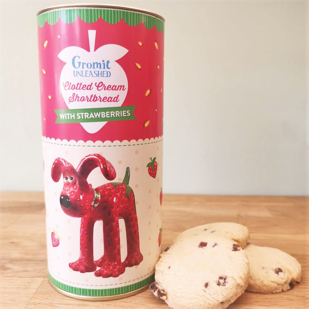 Gromberry Strawberries & Cream Shortbread Biscuits