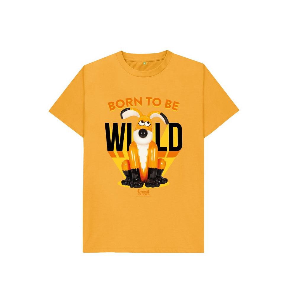 Mustard Born to be Wild Children's T-shirt