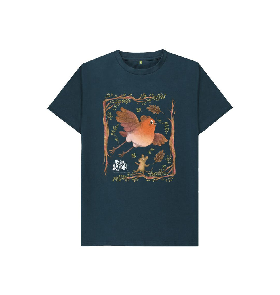 Denim Blue In the trees, Children's T-shirt