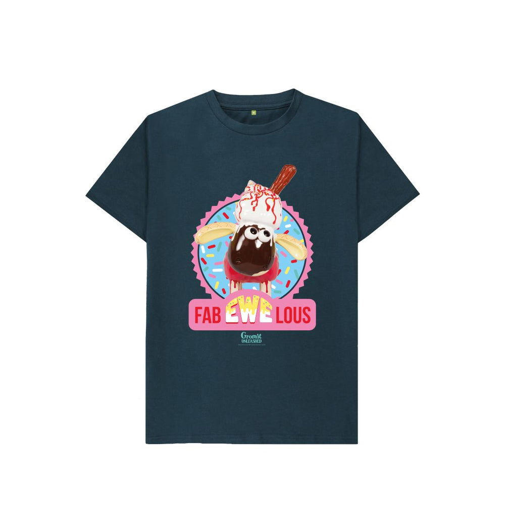 Denim Blue Fab-Ewe-Lous Children's T-shirt