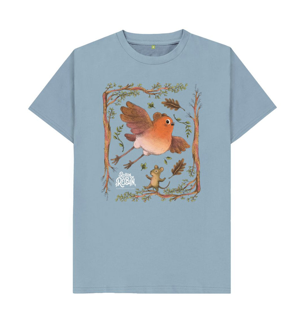 Stone Blue In the trees,  Adult T-shirt