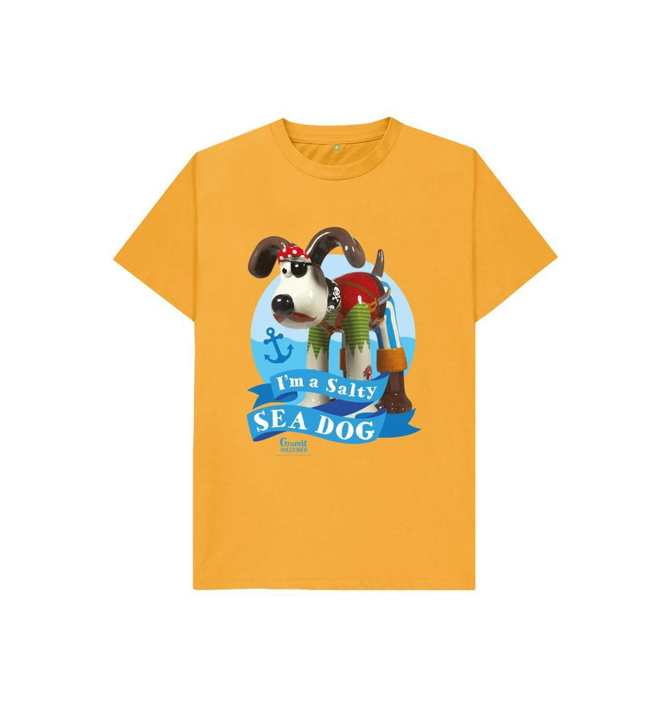 Mustard Salty Sea Dog Children's T-shirt